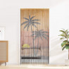 Zasłona przeciw owadom Palm Tree Print 100x200 cm Bambus