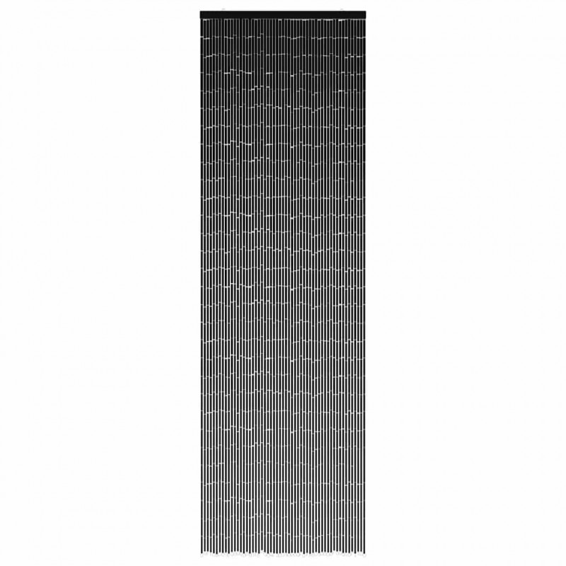 Zasłona przeciw owadom Ciemnoszara 56x185 cm Bambus