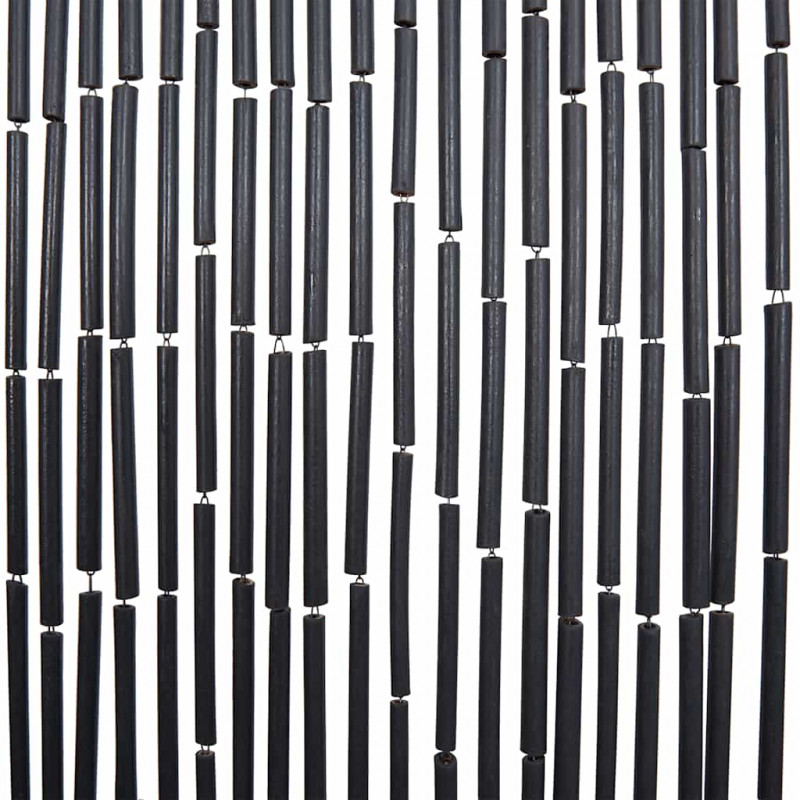 Zasłona przeciw owadom Ciemnoszara 56x185 cm Bambus