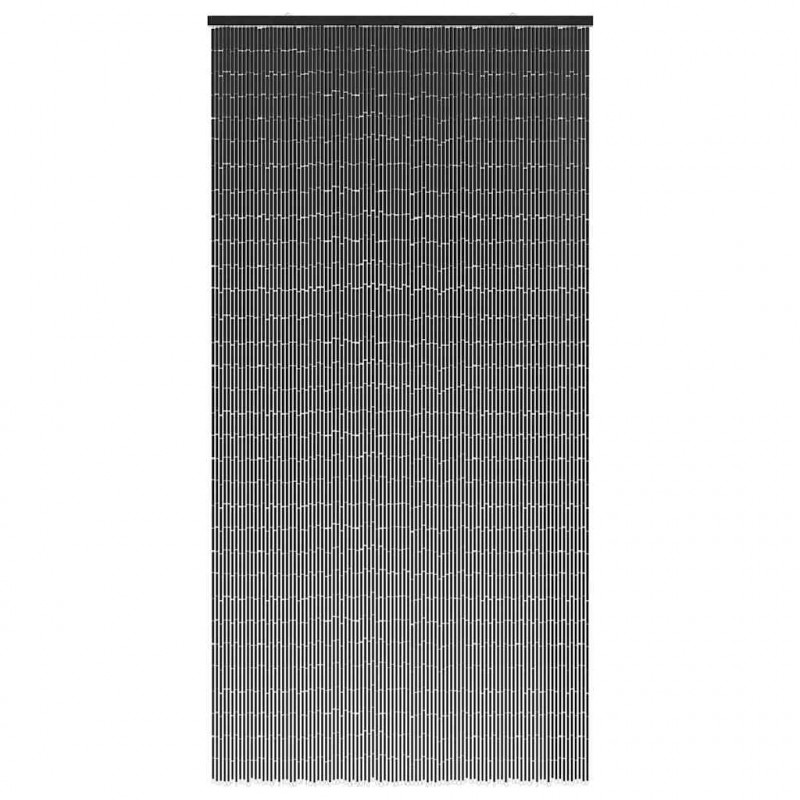 Zasłona do drzwi przeciw owadom Ciemnoszara 90x220 cm Bambus