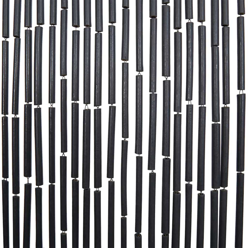 Zasłona przeciw owadom Ciemnoszara 100x200 cm Bambus