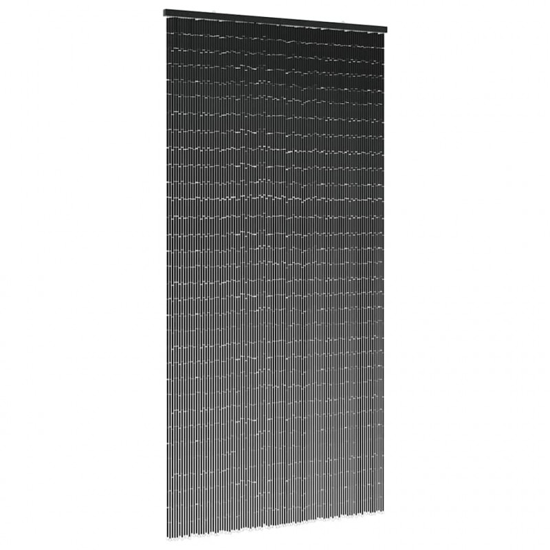 Zasłona przeciw owadom Ciemnoszara 100x220 cm Bambus