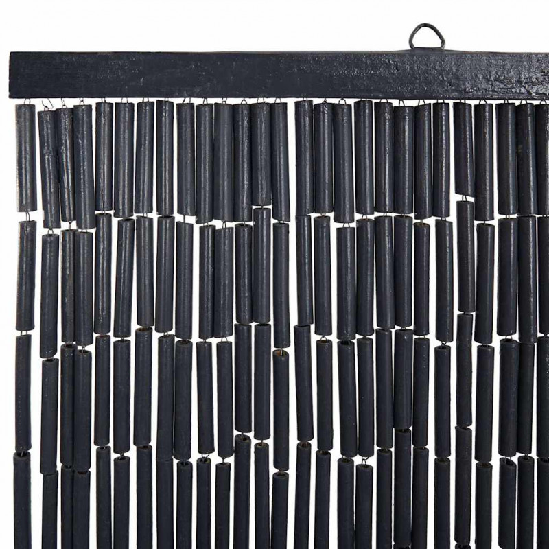 Zasłona przeciw owadom Ciemnoszara 100x220 cm Bambus
