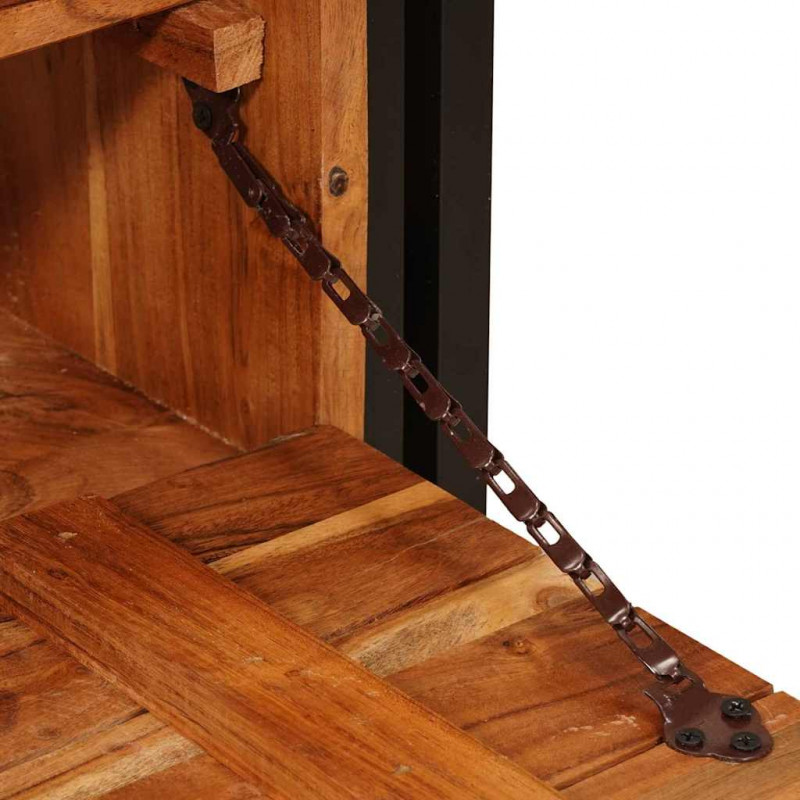 Szafka na buty Brązowy 90 x 38 x 45 cm Lite Drewno Akacji