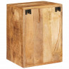 Stolik nocny 2 pcs Brązowy 35 x 33 x 48 cm Drewno z mango
