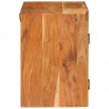 Stolik nocny 2 pcs Brązowy 35 x 33 x 48 cm Drewno akacjowe