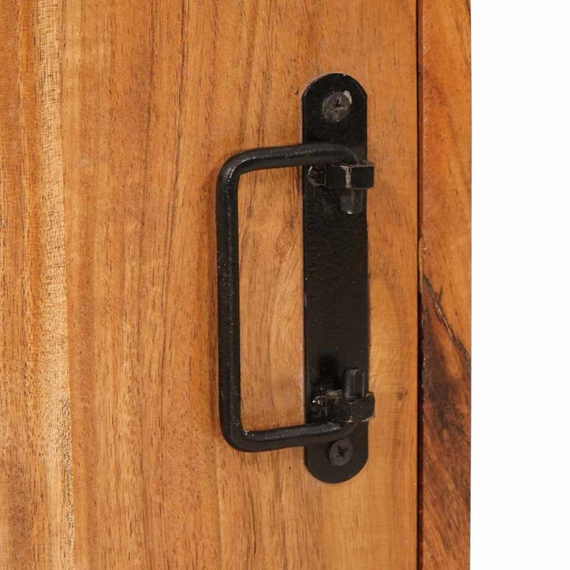 Stolik nocny 2 pcs Brązowy 35 x 33 x 48 cm Drewno akacjowe