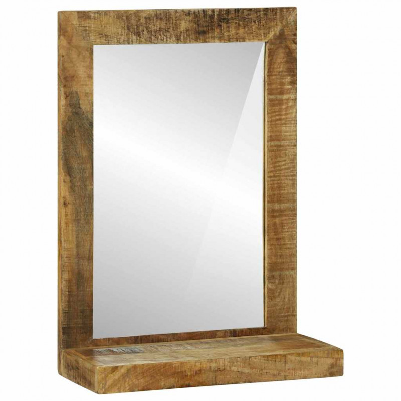 Lustro łazienkowe Brązowy 50 x 22 x 70 cm Drewno z mango