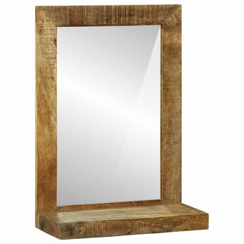 Lustro łazienkowe Brązowy 50 x 22 x 70 cm Drewno z mango