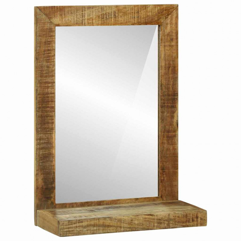Lustro łazienkowe Brązowy 50 x 22 x 70 cm Drewno z mango