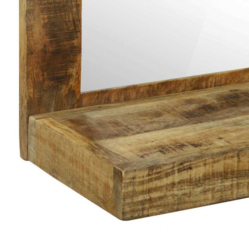 Lustro łazienkowe Brązowy 50 x 22 x 70 cm Drewno z mango