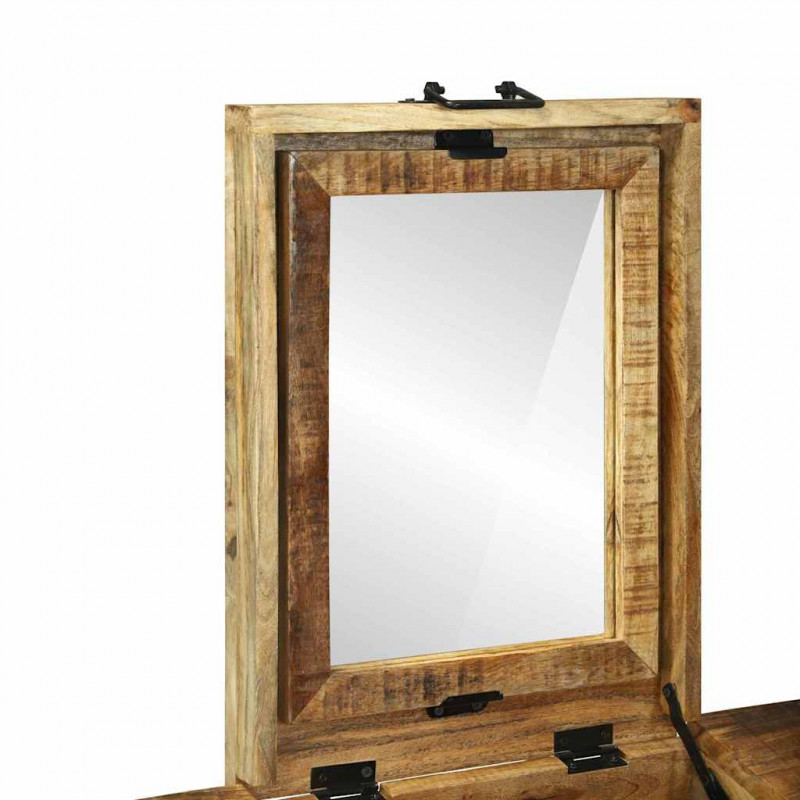 Toaletki do sypialni Brązowy 90 x 50 x 75 cm Lite drewno mango