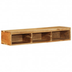 Ścienna szafka pod TV, 100x30x19 cm, lite drewno akacjowe