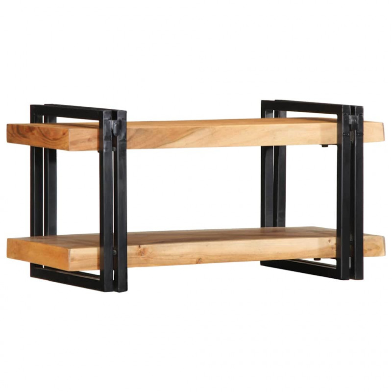 Półka ścienna 70x33x35 cm Drewno lite Akacja