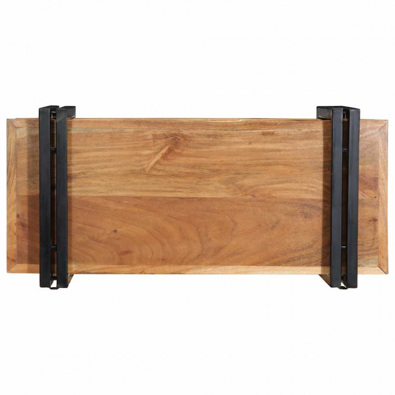 Półka ścienna 70x33x35 cm Drewno lite Akacja