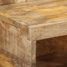 Szafka nocna, 50x27x50 cm, surowe drewno mango