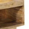 Szafka nocna, 50x27x50 cm, surowe drewno mango