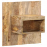 Szafka nocna, 50x27x50 cm, surowe drewno mango