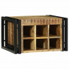 Regał na wino 2 pcs 46 x 35 x 27,5 cm Drewno z mango