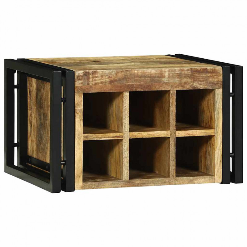 Regał na wino 2 pcs 46 x 35 x 27,5 cm Drewno z mango