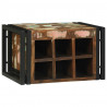 Regał na wino 2 pcs 46 x 35 x 27,5 cm Lite Drewno Recyklingowe