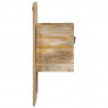 Szafka nocna, 60x32x80 cm, surowe drewno mango