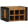 Regał na wino 2 pcs 46 x 35 x 27,5 cm Lite Drewno Akacji