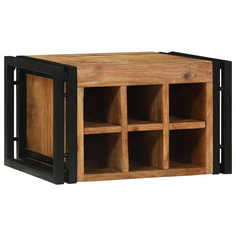 Regał na wino 2 pcs 46 x 35 x 27,5 cm Lite Drewno Akacji