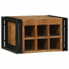Regał na wino 2 pcs 46 x 35 x 27,5 cm Lite Drewno Akacji