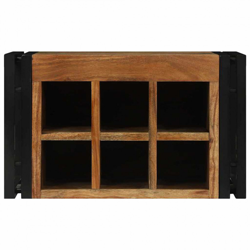 Regał na wino 2 pcs 46 x 35 x 27,5 cm Lite Drewno Akacji