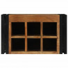 Regał na wino 2 pcs 46 x 35 x 27,5 cm Lite Drewno Akacji