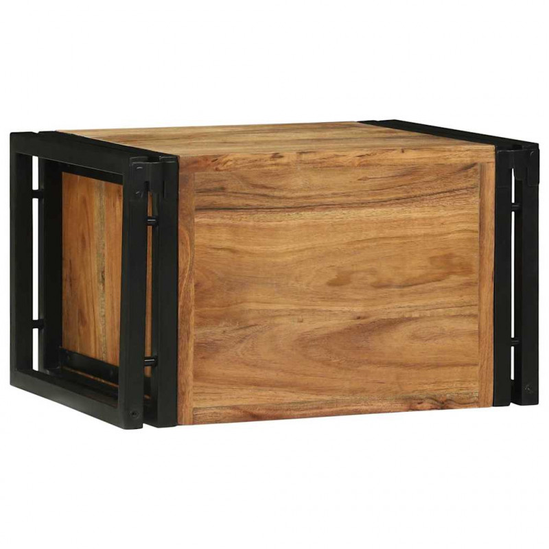 Regał na wino 2 pcs 46 x 35 x 27,5 cm Lite Drewno Akacji