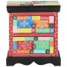 Szafka Nocna 2 pcs Wielokolorowe 40 x 35 x 45 cm Drewno z mango