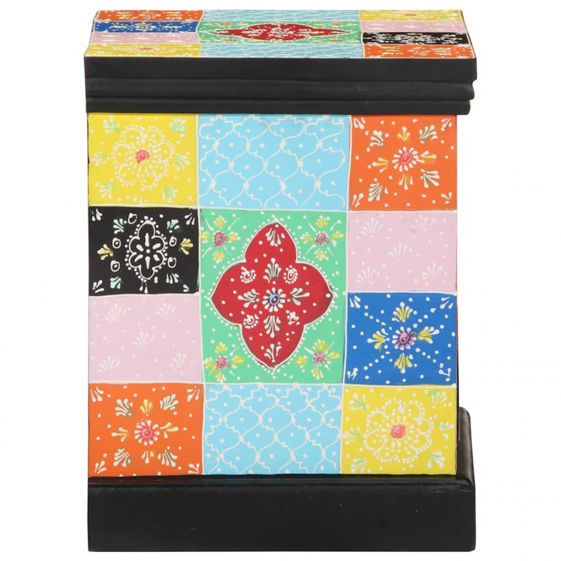 Szafka Nocna 2 pcs Wielokolorowe 40 x 35 x 45 cm Drewno z mango