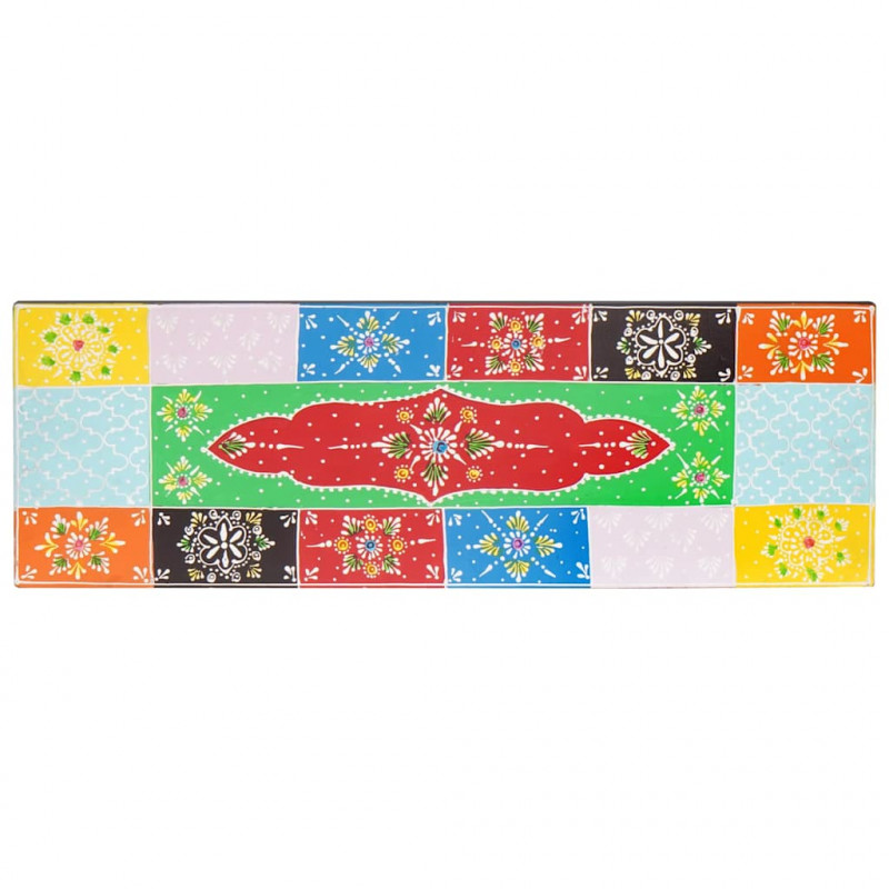 Półki ścienne Wielokolorowe 60 x 20 x 6 cm Drewno z mango