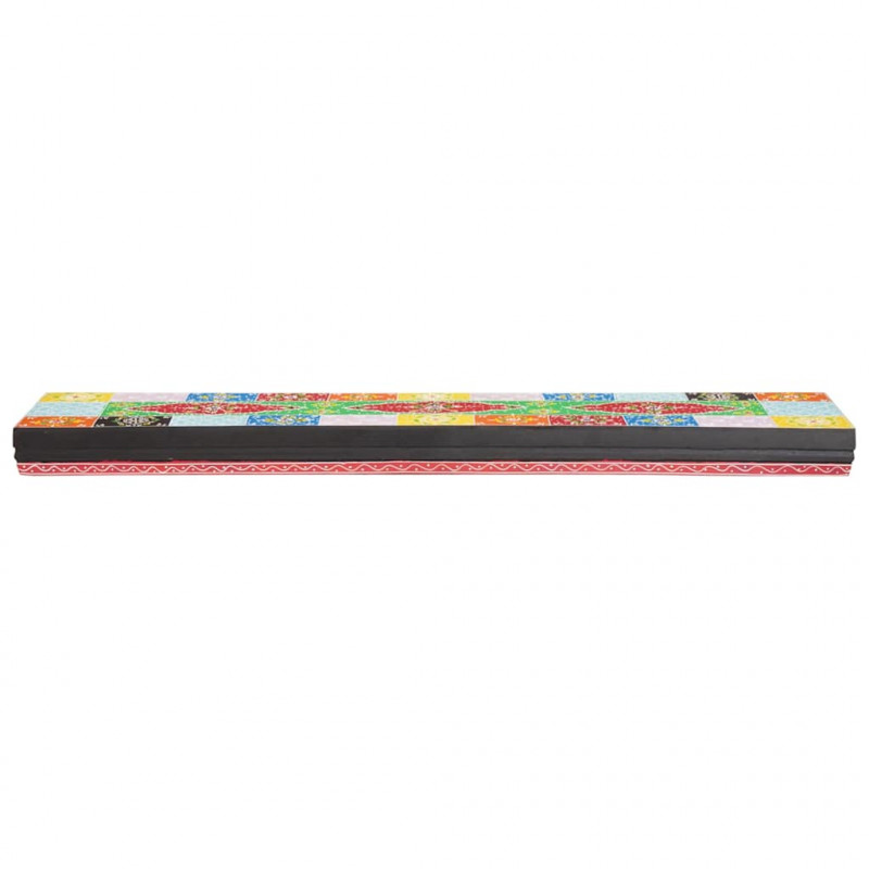 Półki ścienne Wielokolorowe 100 x 20 x 6 cm Drewno z mango