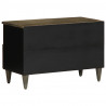 Szafka RTV Jasnoszara 70x33,5x46 cm Drewno lite Mango