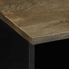 Szafka RTV Jasnoszara 70x33,5x46 cm Drewno lite Mango