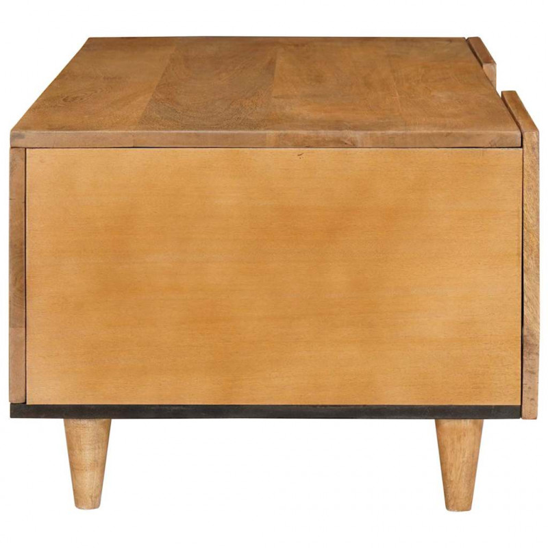 Stolik kawowy Jasny Brąz 100 x 54 x 40 cm Lite drewno akacjowe