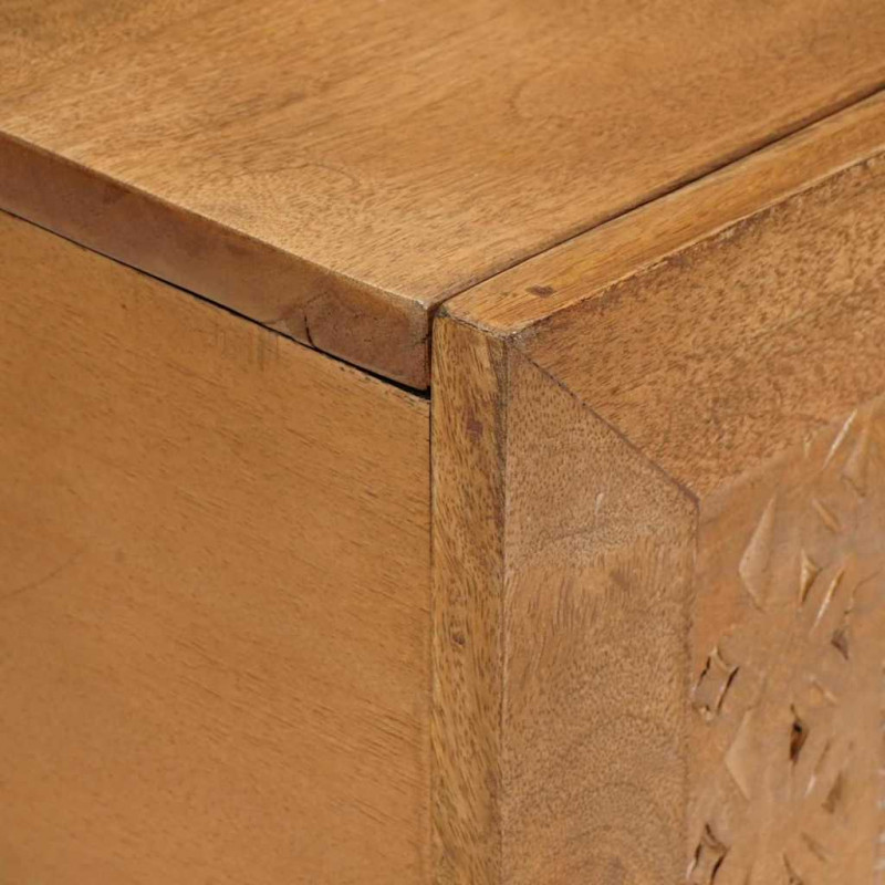 Stolik kawowy Jasny Brąz 100 x 54 x 40 cm Lite drewno akacjowe