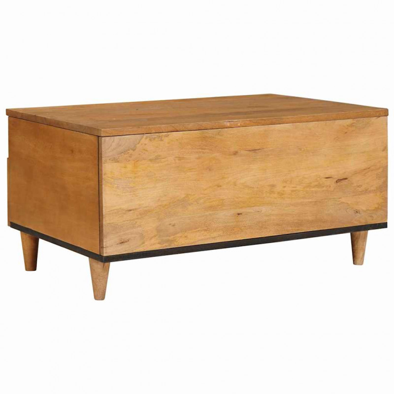 Stolik kawowy Jasny Brąz 80 x 54 x 40 cm Lite drewno akacjowe