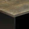 Stolik kawowy Jasnoszary 80x50x40 cm Drewno lite Mango