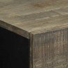 Szafka nocna Jasnoszara 50x33x60 cm Drewno lite Mango