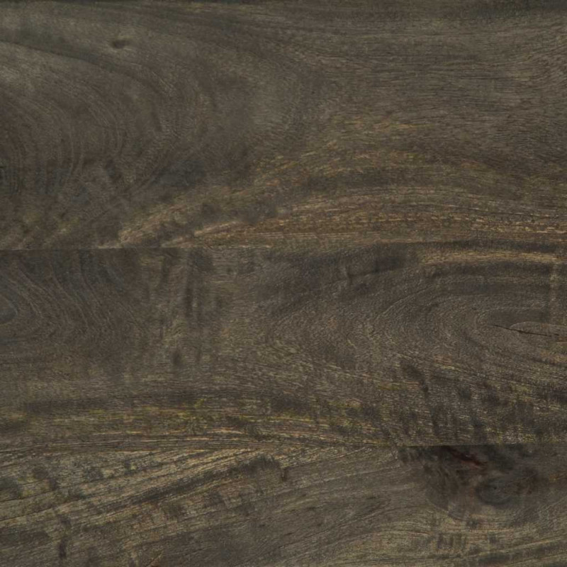 Szafki nocne, czarne, 2 szt., 40x33x46 cm, lite drewno mango
