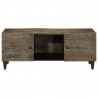 Stolik kawowy Jasnoszary 100x54x40 cm Drewno lite Mango