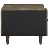 Stolik kawowy Jasnoszary 100x54x40 cm Drewno lite Mango