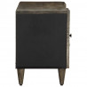 Szafka RTV Jasnoszara 105x33,5x46 cm Drewno lite Mango