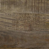 Szafka pod telewizor, czarna, 100x33x46 cm, lite drewno mango