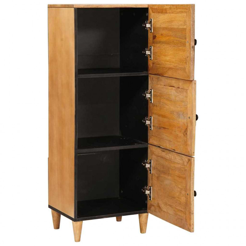 Highboard Jasnobrązowy 40 x 33 x 110 cm lite drewno mango