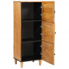 Highboard Jasnobrązowy 40 x 33 x 110 cm lite drewno mango